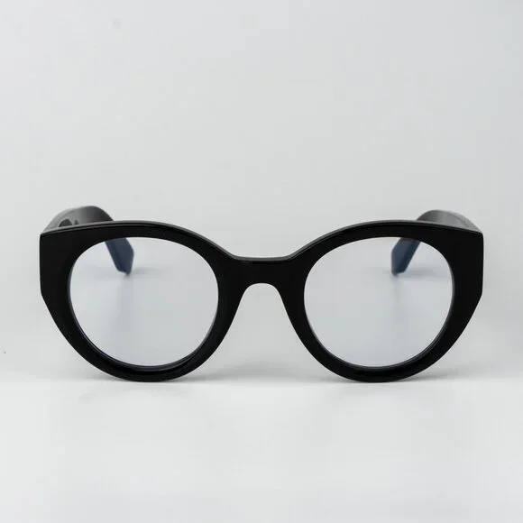 Off-White STYLE 41 Women Eyeglasses Black Round OERJ041 1000  display picture 3